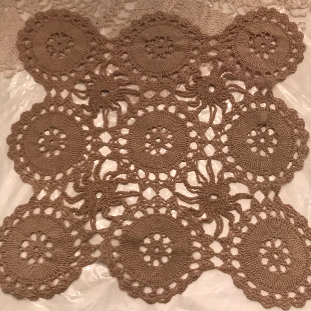 VINTAGE “HANDMADE “ CROCHET DOILIES